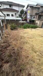 可児市 草刈り 作業前