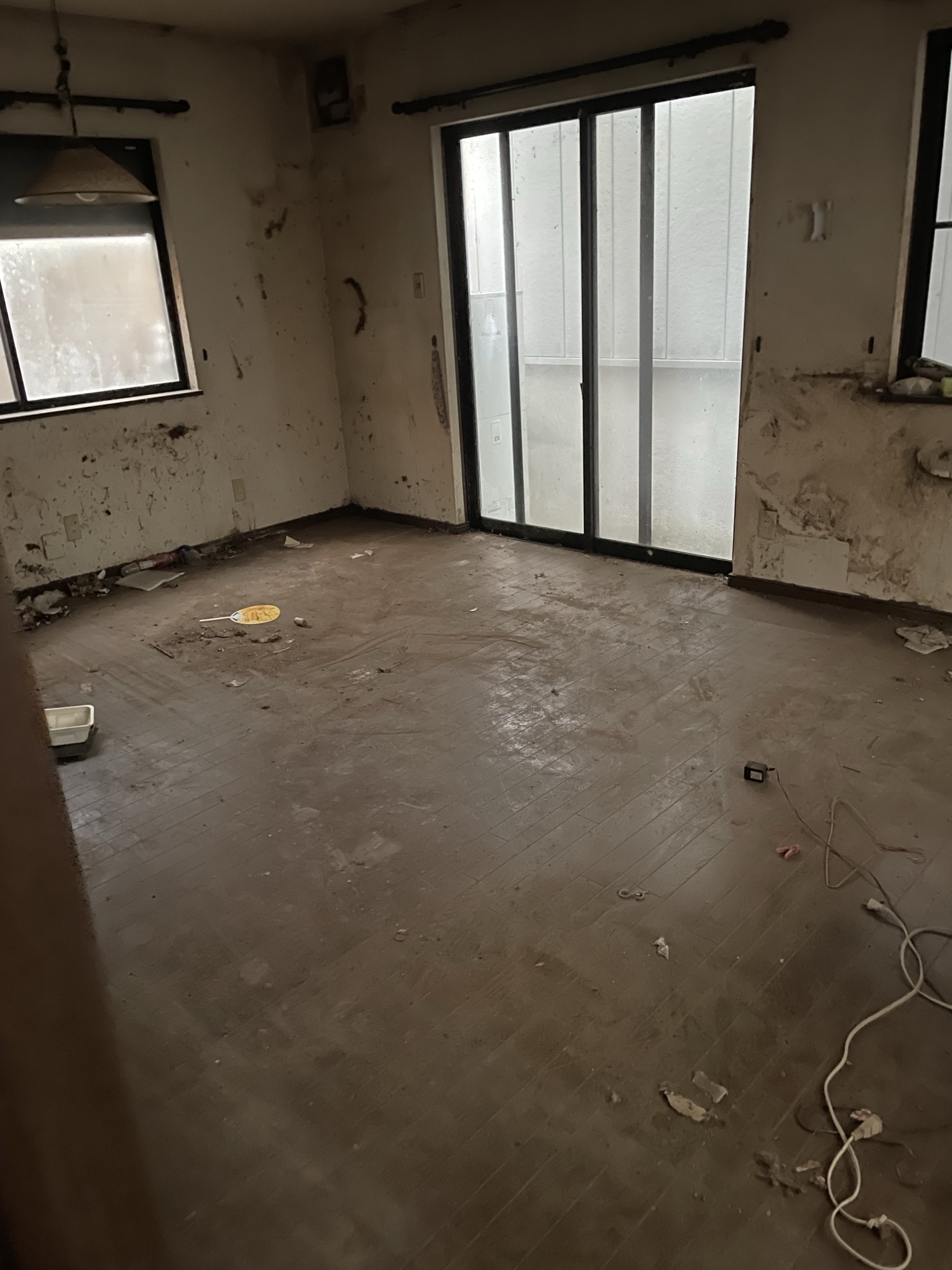 一宮市での片付け作業後の様子