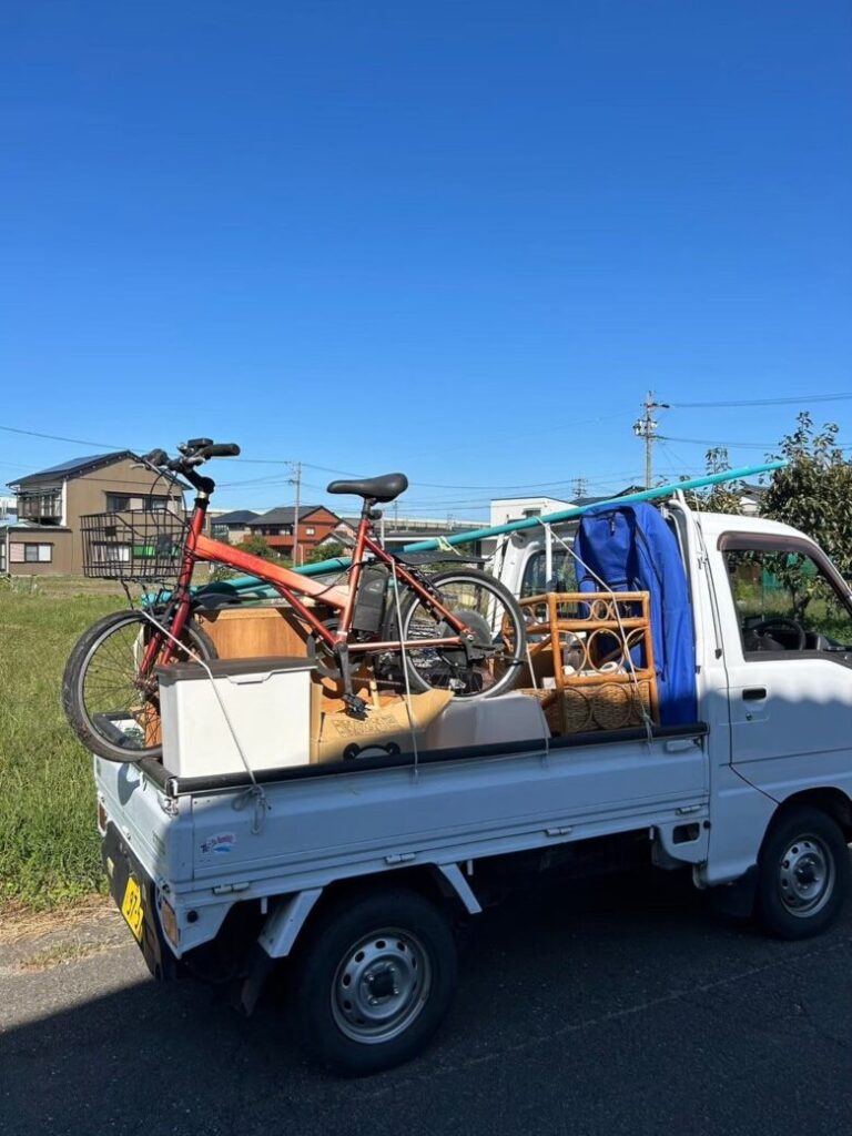 愛知県一宮市 片付け 回収 軽トラック積載