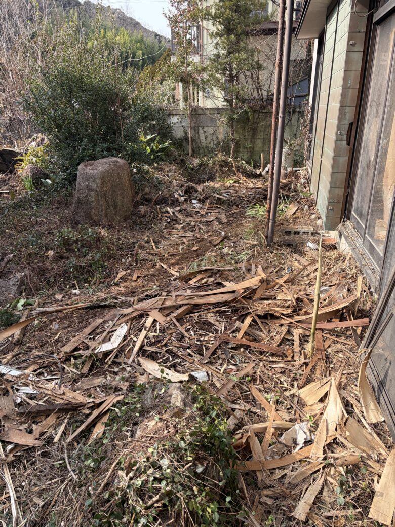 愛知県小牧市空き家の残置物撤去 作業後