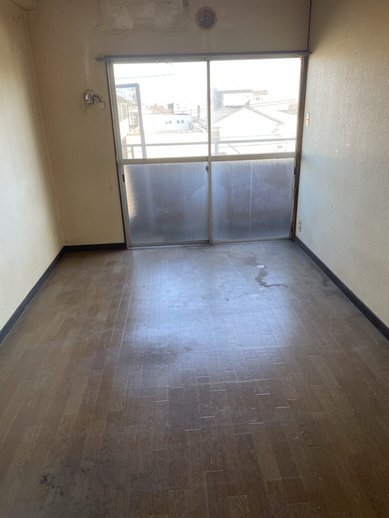 稲沢市での片付け作業後の様子