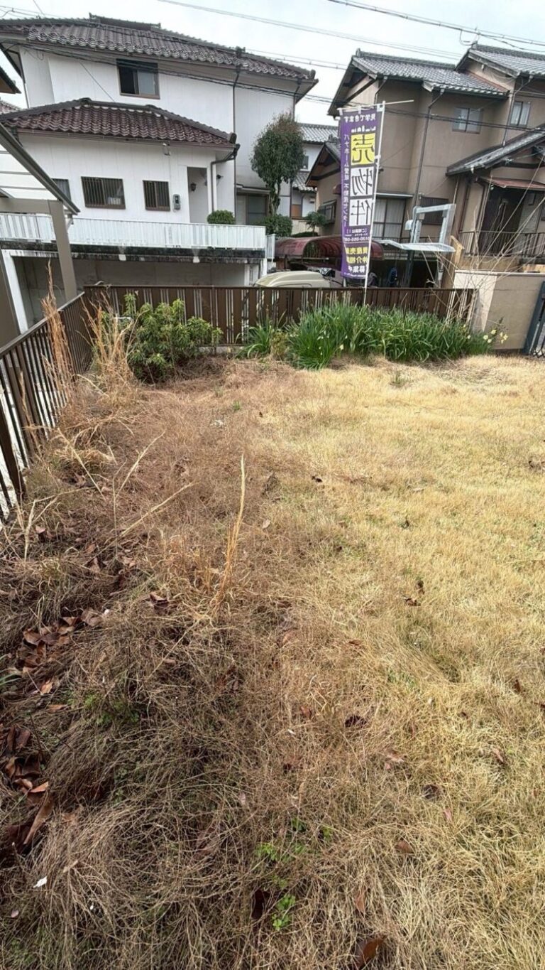 可児市 草刈り 作業前